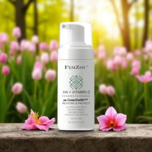 FemZou Hyaluronic Acid & Vitamin C Foaming Face Wash